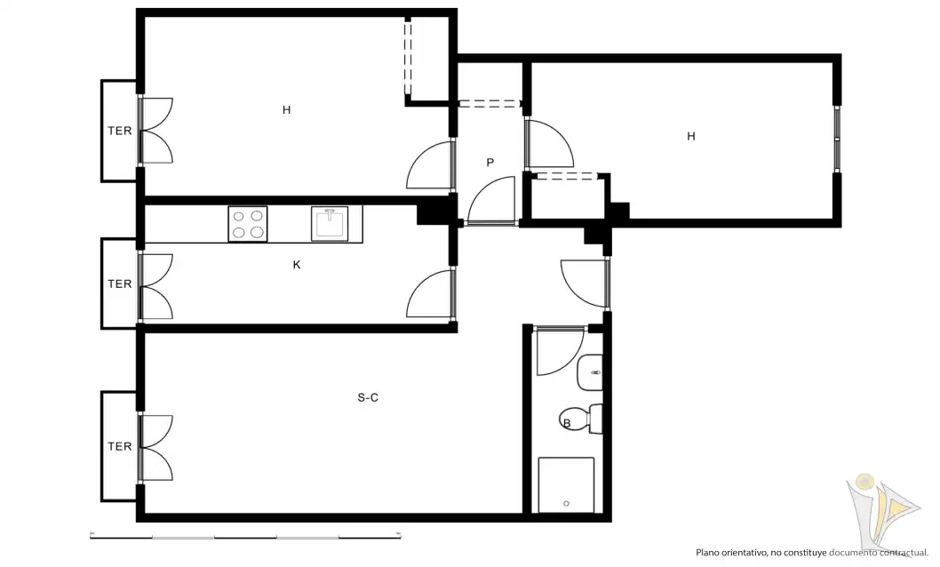 Wohnung mit Aufzug zum Verkauf in CL ABASTOS, imagen 2
