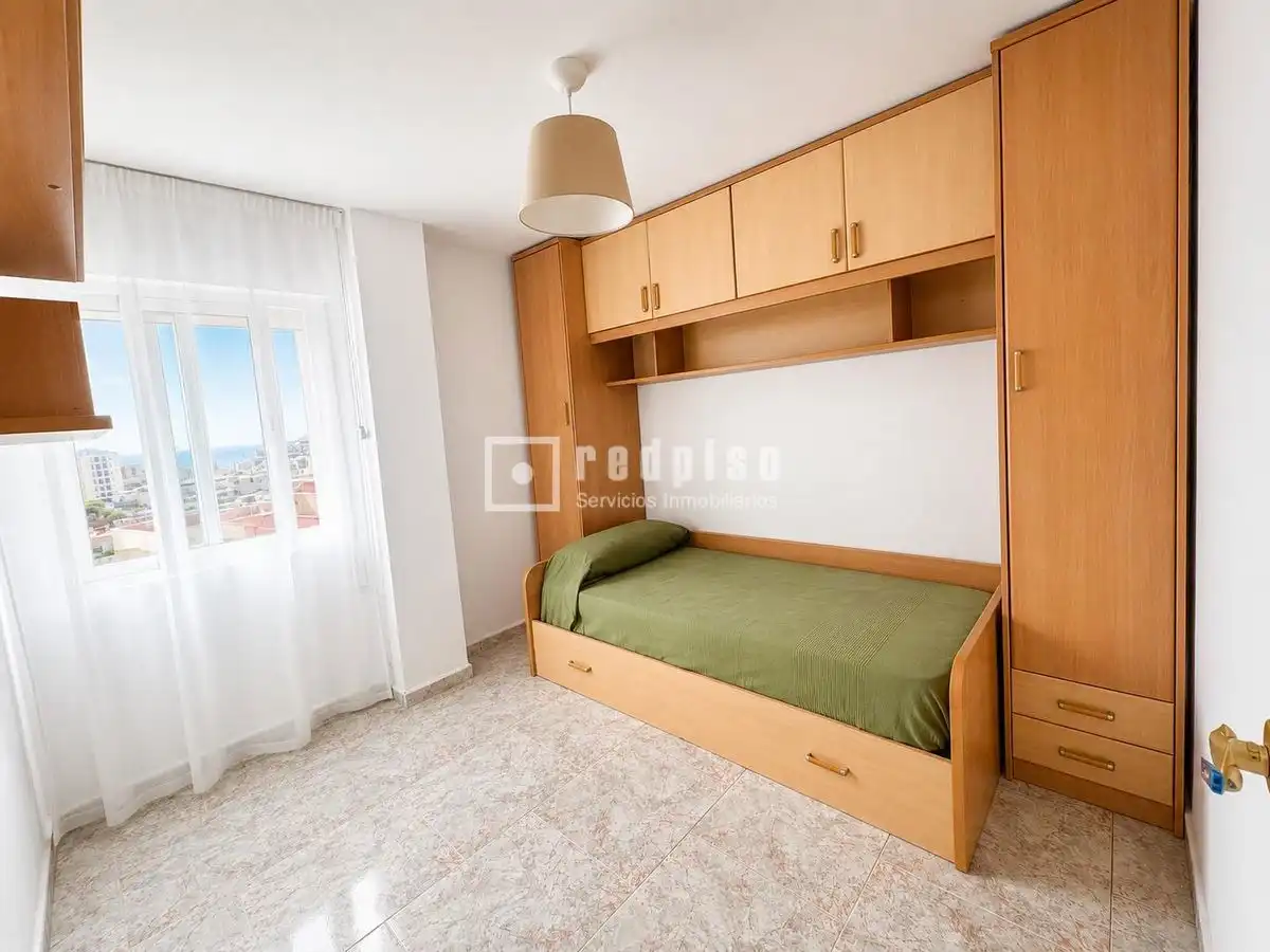 Schlafzimmer von Wohnung zur Miete in Torremolinos mit Klimaanlage, Terrasse und Möbliert