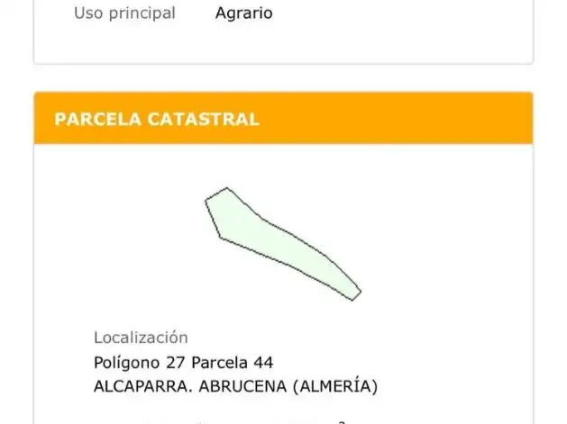 Außenansicht von Grundstücke zum Verkauf in Abrucena