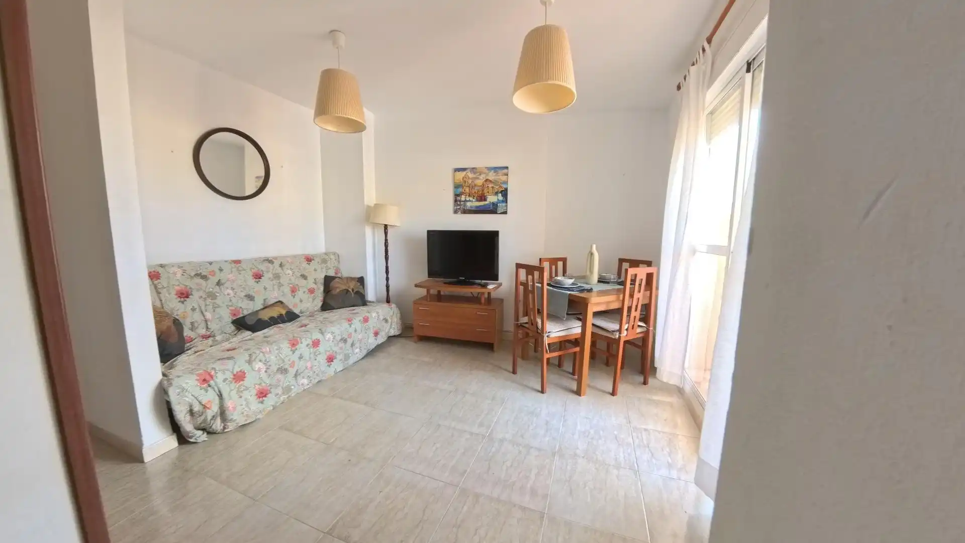 Sala de estar de Apartamento en venta en San Fernando con Aire acondicionado, Terraza y Amueblado