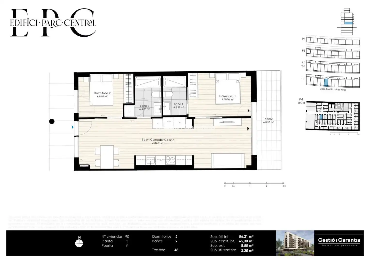 Piso con ascensor en venta en Martin Luther King, imagen 11