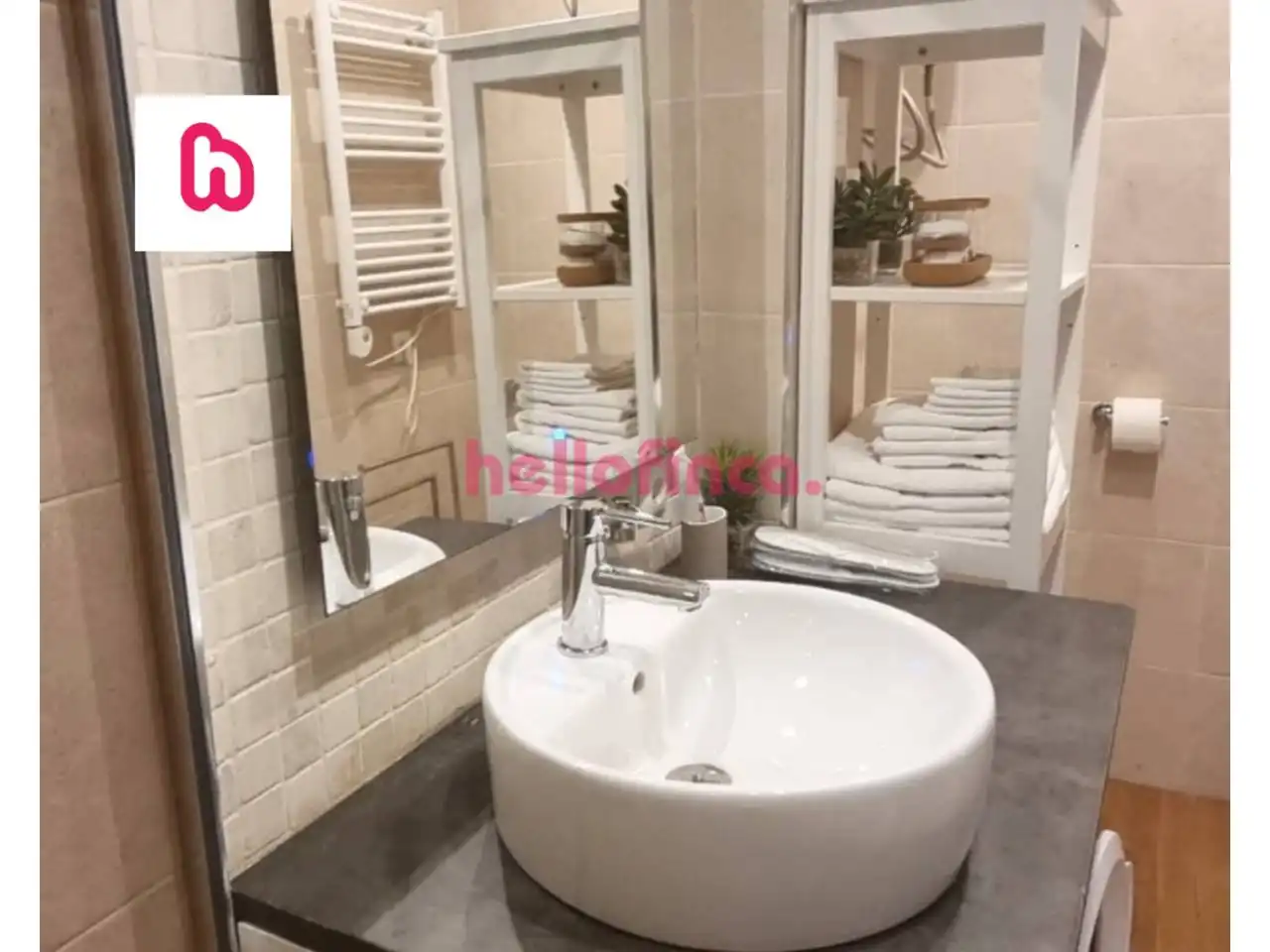 Baño de Piso en venta en Alicante / Alacant con Aire acondicionado, Terraza y Amueblado