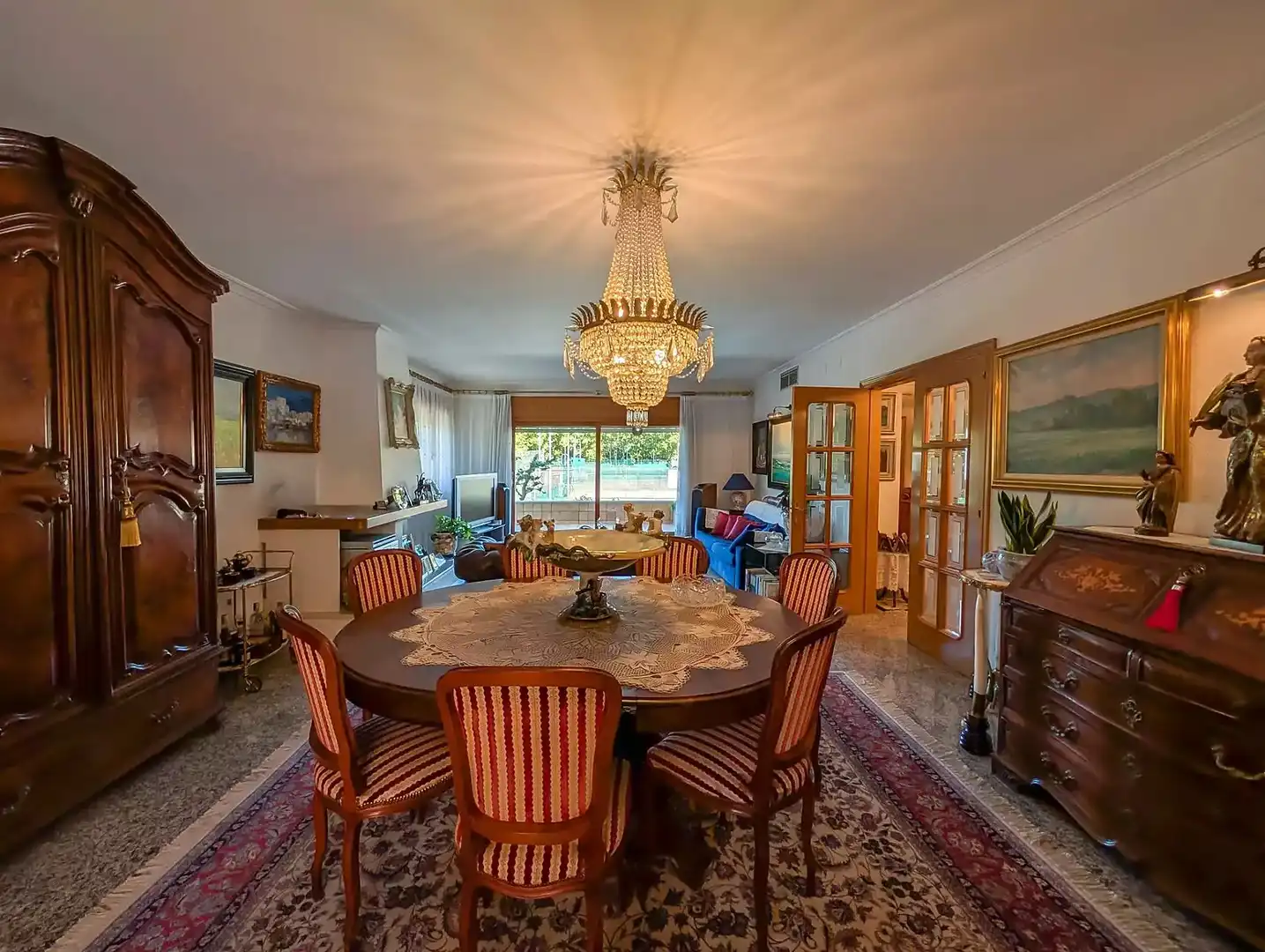 Dining room of Houses for sale in Banyoles  with Swimming Pool and Furnished