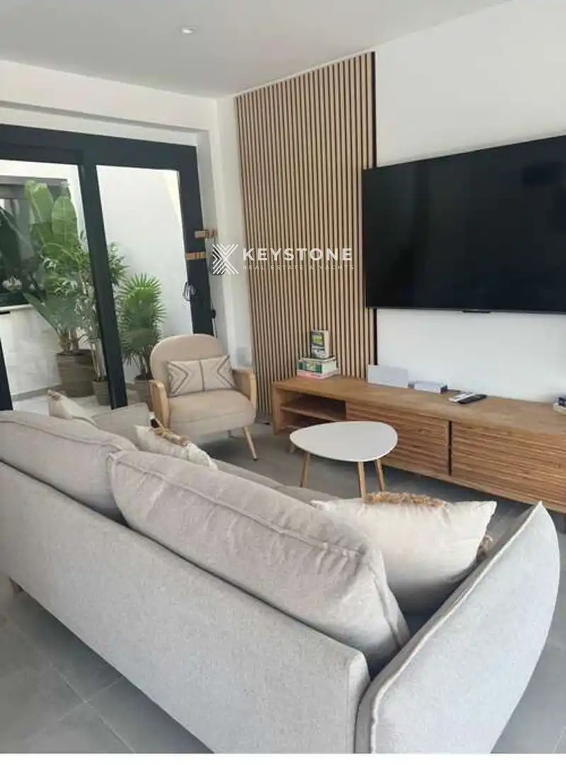 Wohnzimmer von Maisonette zur Miete in Manacor mit Klimaanlage, Terrasse und Schwimmbad
