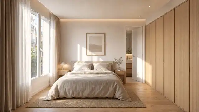 Dormitori de Casa o xalet en venda en Barcelona amb Aire condicionat, Calefacció i Jardí privat