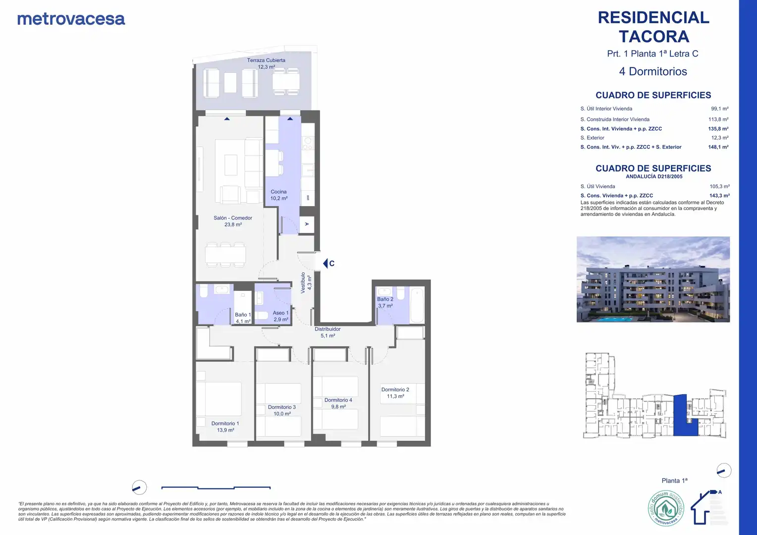 Flat with terrace for sale in SUSDBP Palmas Altas Sur, imagen 2