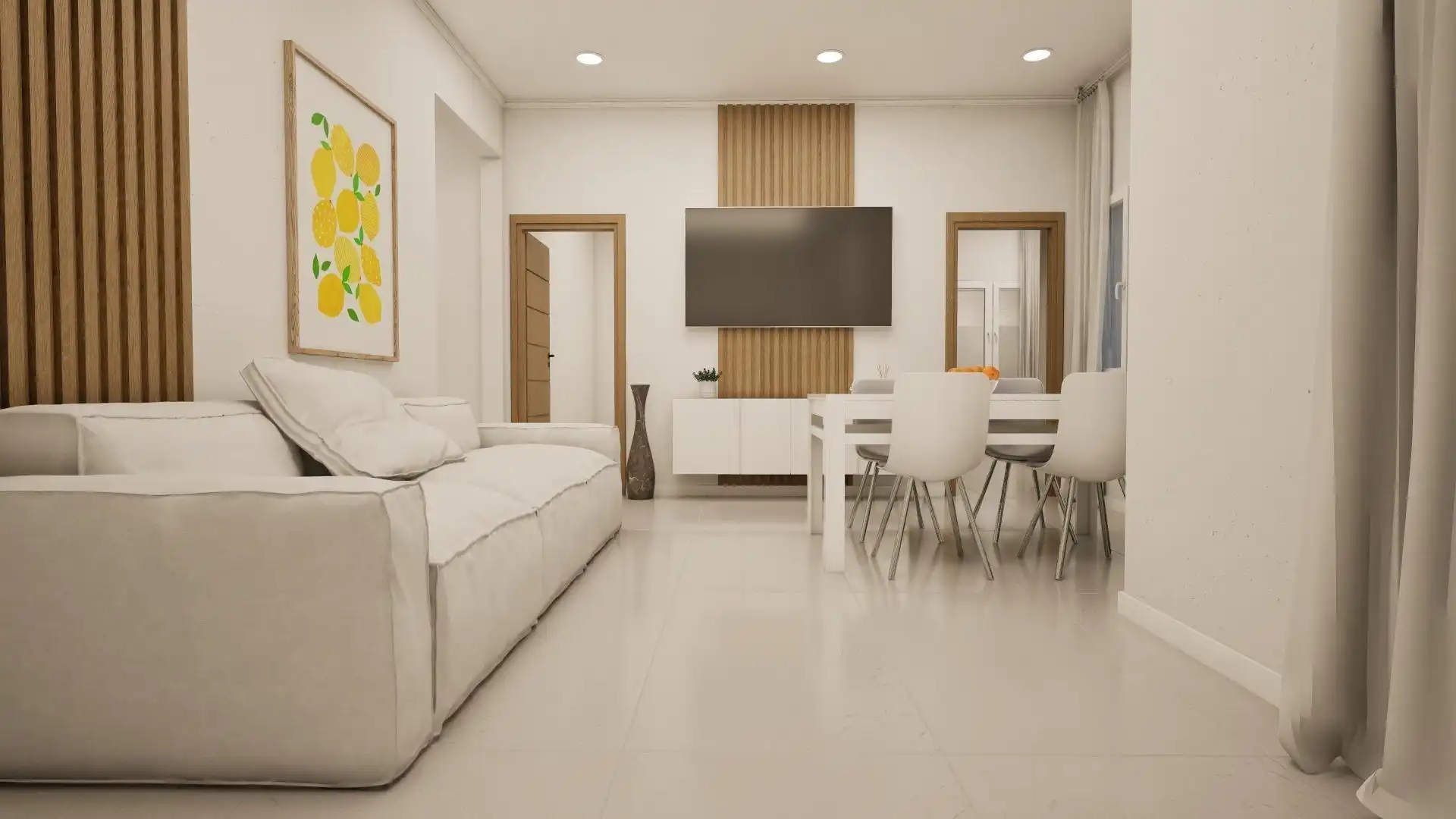Sala de estar de Apartamento en venta en  Palma de Mallorca con Aire acondicionado y Balcón