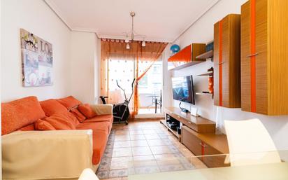 Sala d'estar de Pis en venda en Villajoyosa / La Vila Joiosa amb Aire condicionat, Terrassa i Piscina