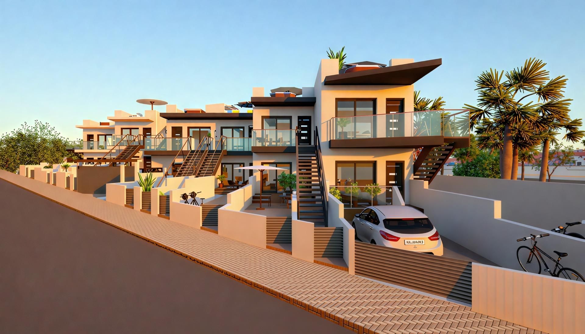 Exterior view of Attic for sale in Mazarrón  with Terrace