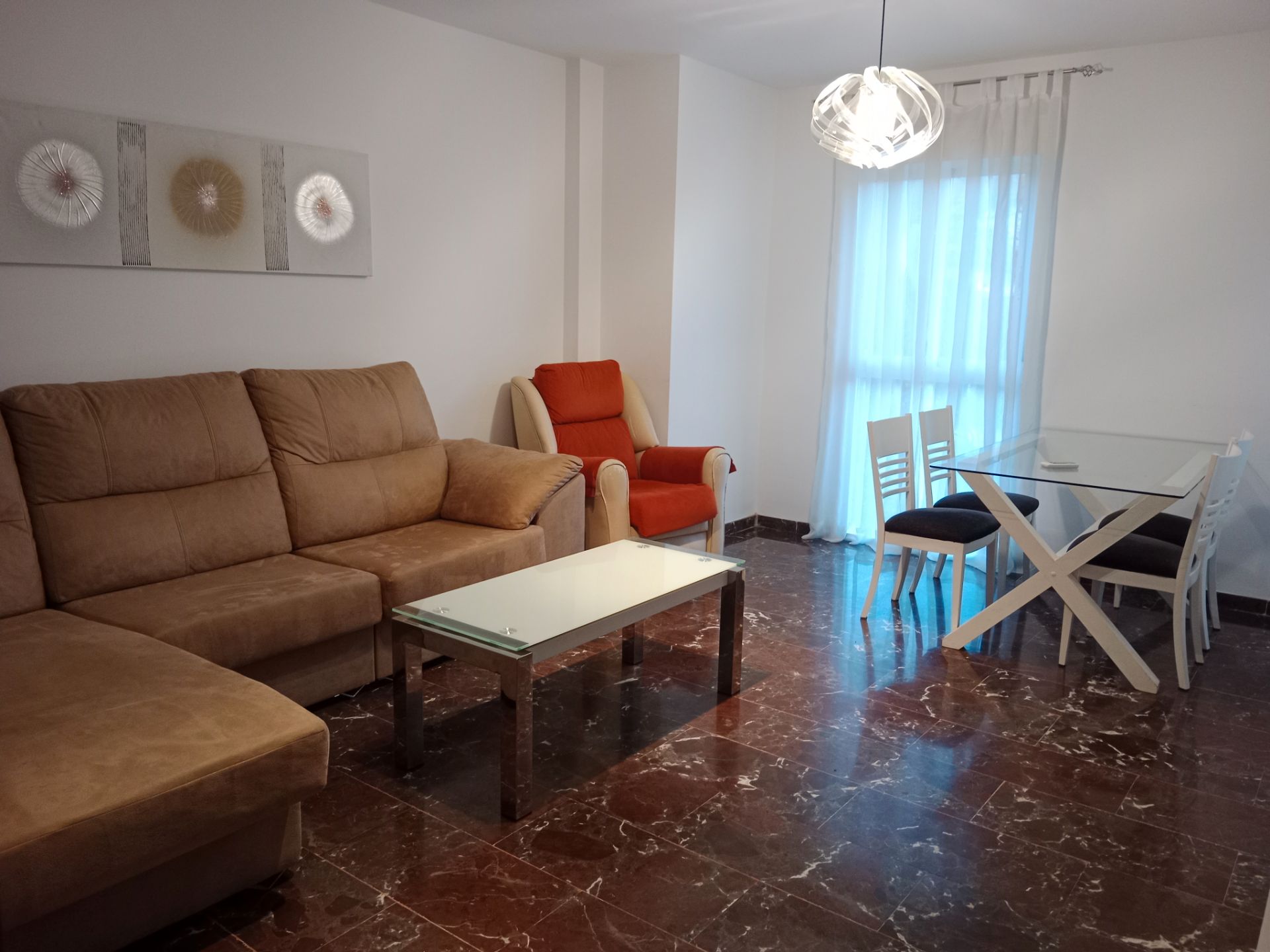 Sala d'estar de Pis en venda en Andújar amb Aire condicionat i Balcó