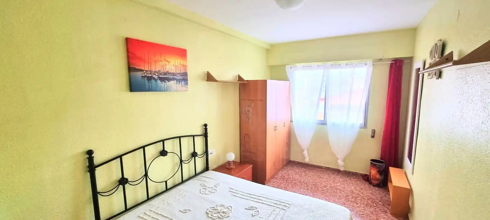 Bedroom of Flat for sale in Biar, Alicante