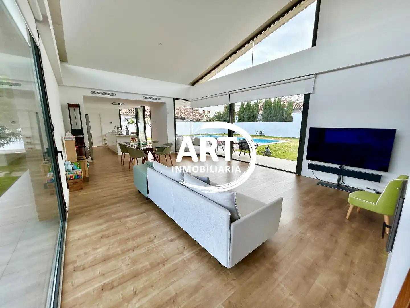 Living room of Houses for sale in L'Eliana  with Air Conditioner, Heating and Private garden