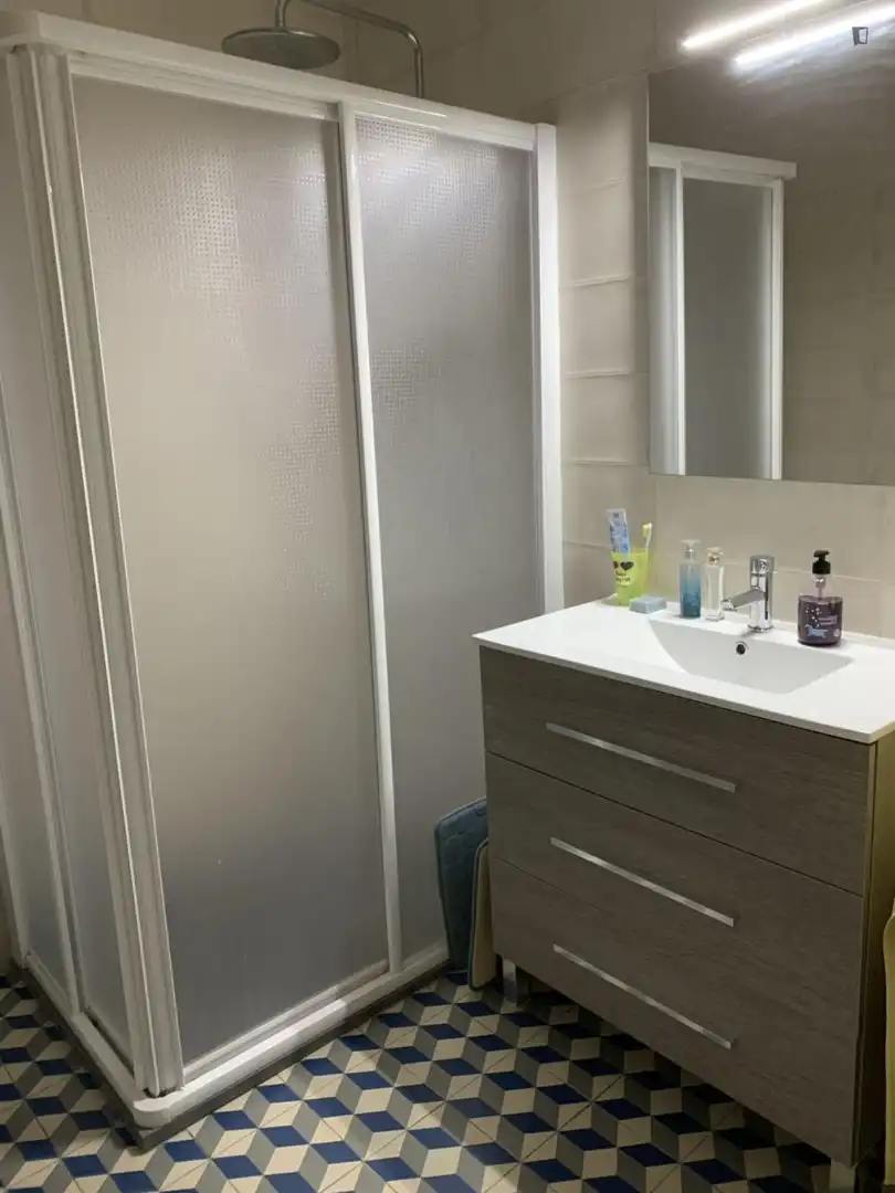 Bathroom of Apartments for share in Alicante / Alacant  with Furnished, Oven and Microwave