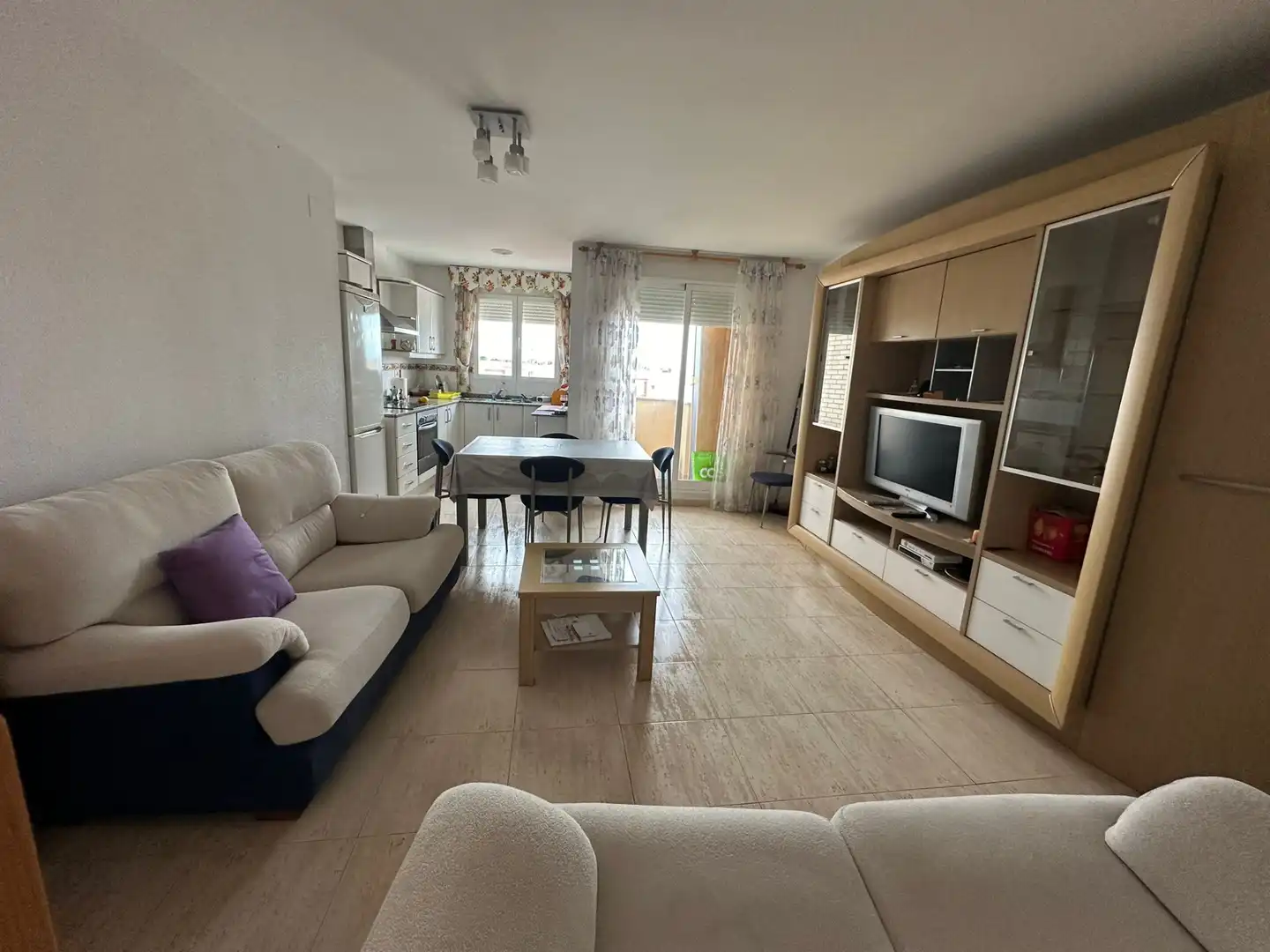 Sala de estar de Ático en venta en Benicarló con Terraza y Amueblado