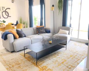 Living room of Flat for sale in Cómpeta  with Private garden, Terrace and Swimming Pool