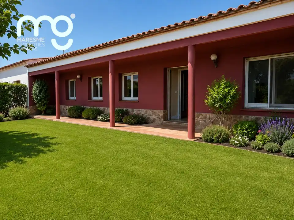 Vista exterior de Finca rústica en venta en Vilassar de Mar con Jardín privado y Alarma