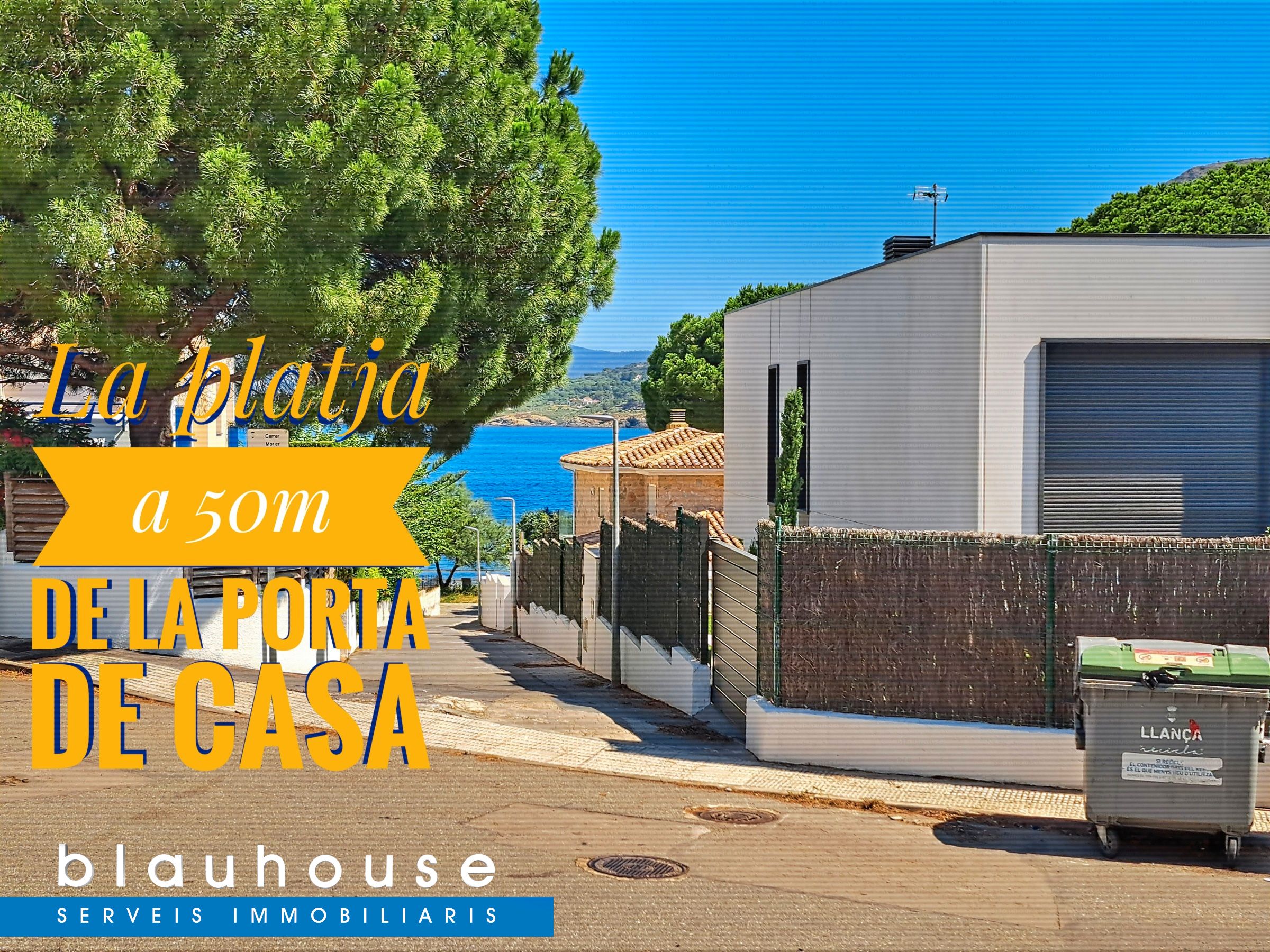 Exterior view of House or chalet for sale in Llançà  with Air Conditioner, Heating and Private garden