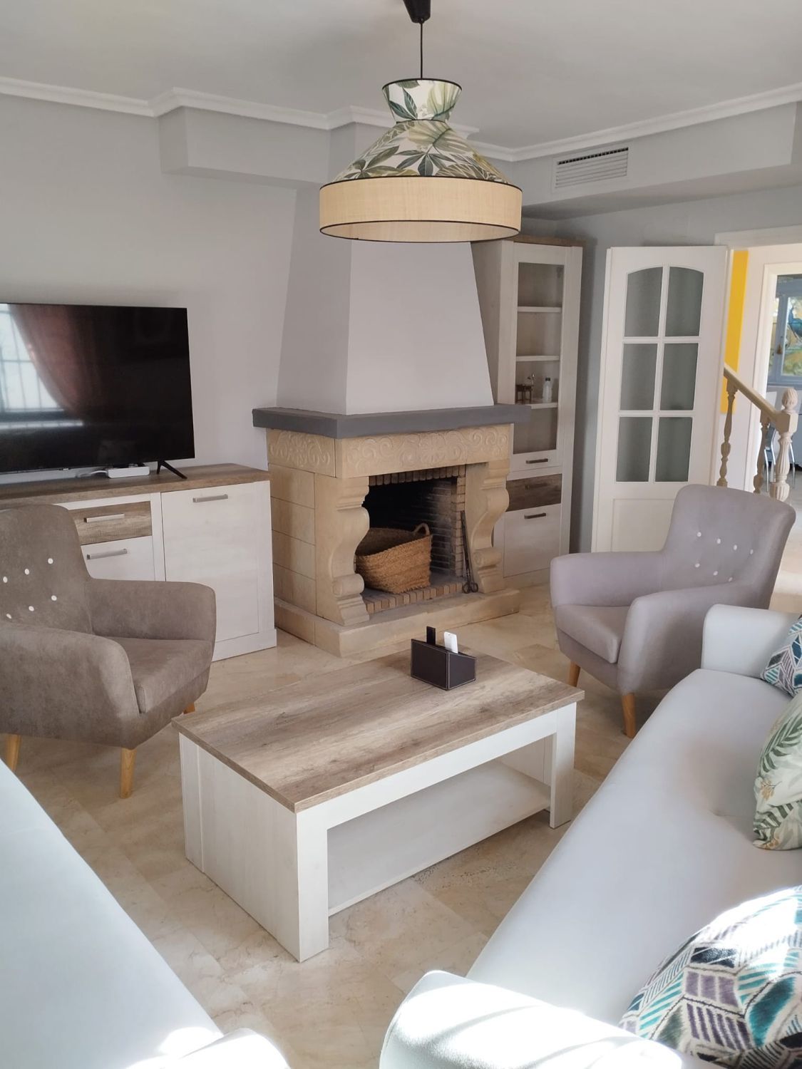 Sala d'estar de Casa o xalet en venda en  Córdoba Capital amb Aire condicionat