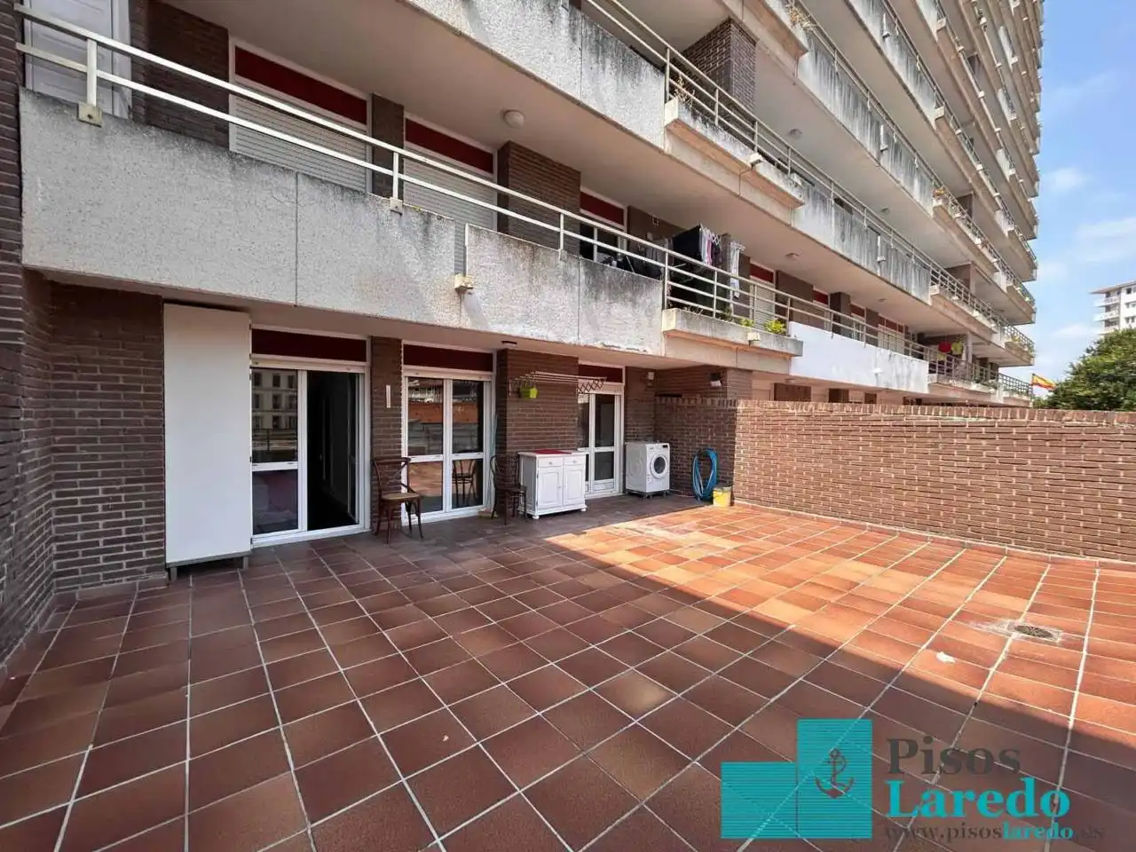 Balcony of Flat for rent in Laredo  with Heating, Terrace and Furnished