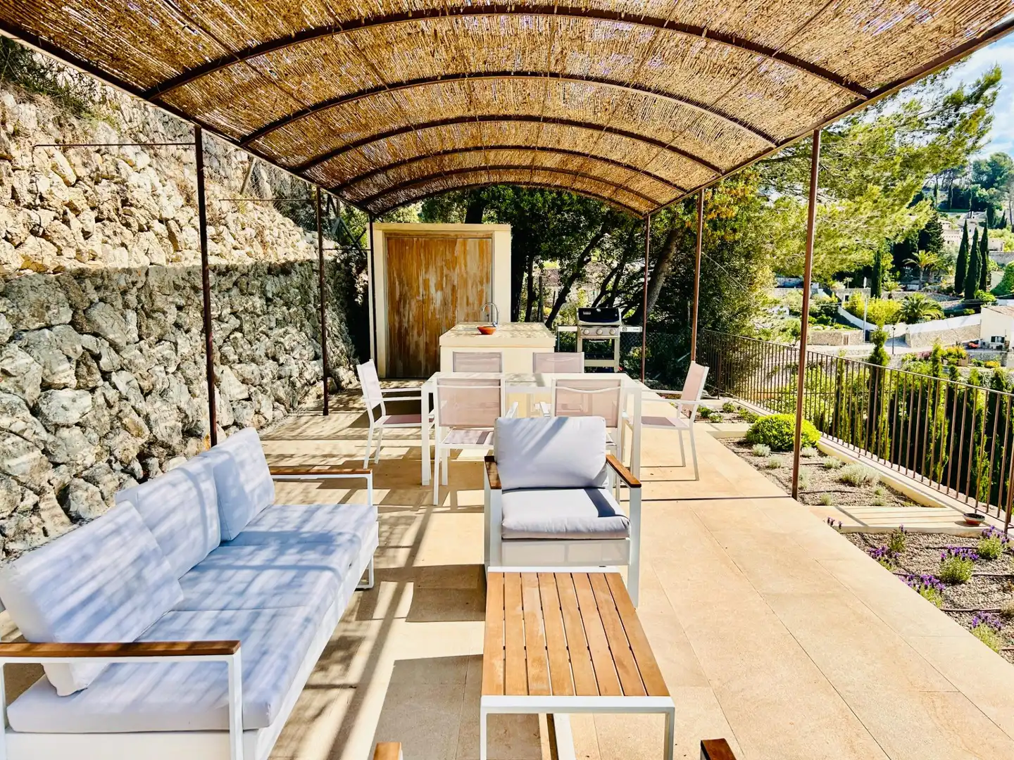 Terraza de Casa o chalet de alquiler en Puigpunyent con Jardín privado, Terraza y Piscina comunitaria