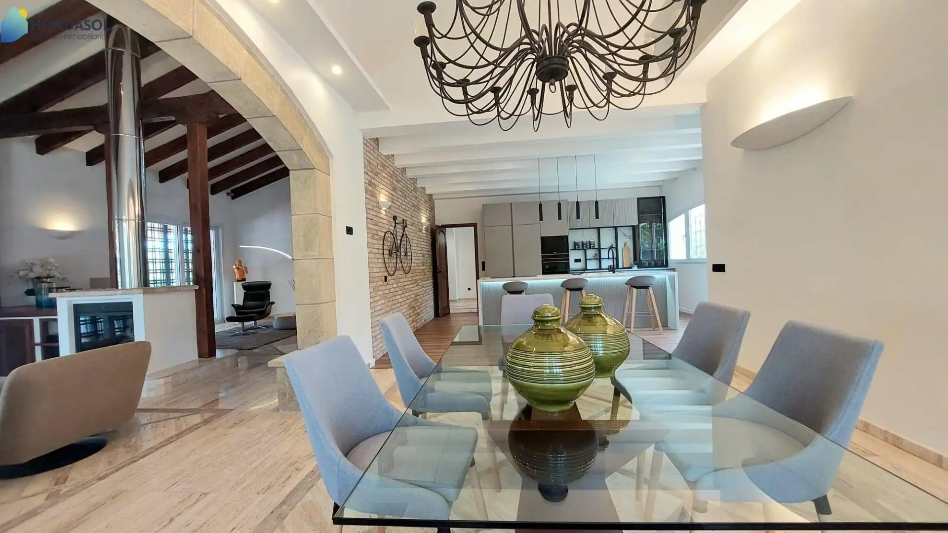 Menjador de Casa o xalet en venda en Cartagena amb Aire condicionat, Jardí privat i Terrassa