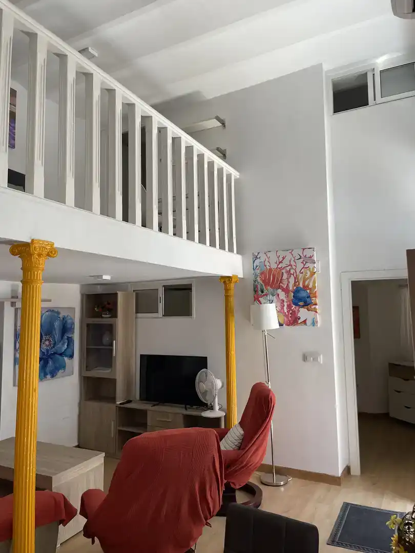 Sala de estar de Piso de alquiler en Constantina con Aire acondicionado, Parquet y Amueblado