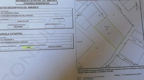Foto 5 de Residencial en venta en Calle Vacceos, 3, Matapozuelos, Valladolid
