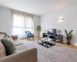 Living room of Flat to rent in  Madrid Capital  with Air Conditioner and Swimming Pool