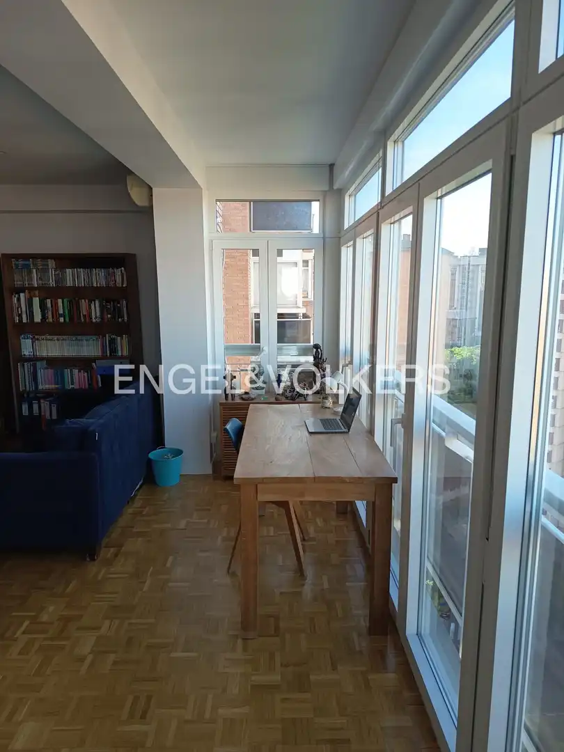Balcony of Flat for rent in Madrid  with Air Conditioner, Heating and Parquet flooring