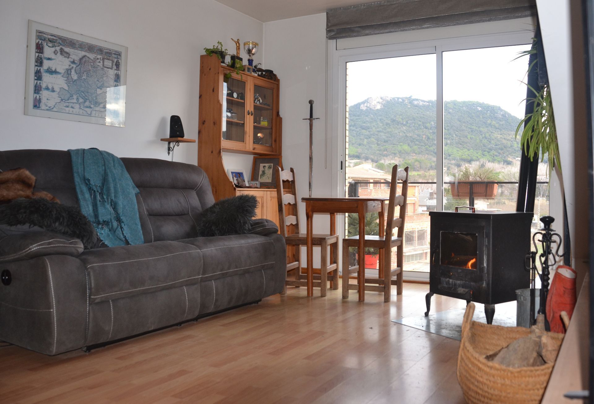 Sala d'estar de Dúplex en venda en Amer amb Aire condicionat, Calefacció i Terrassa