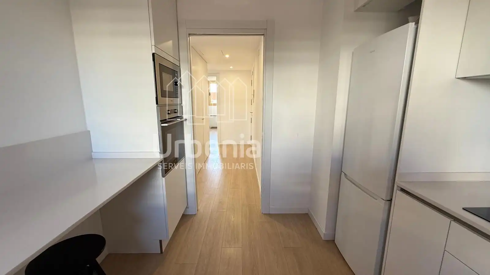 Schlafzimmer von Wohnung zur Miete in Badalona mit Heizung und Terrasse