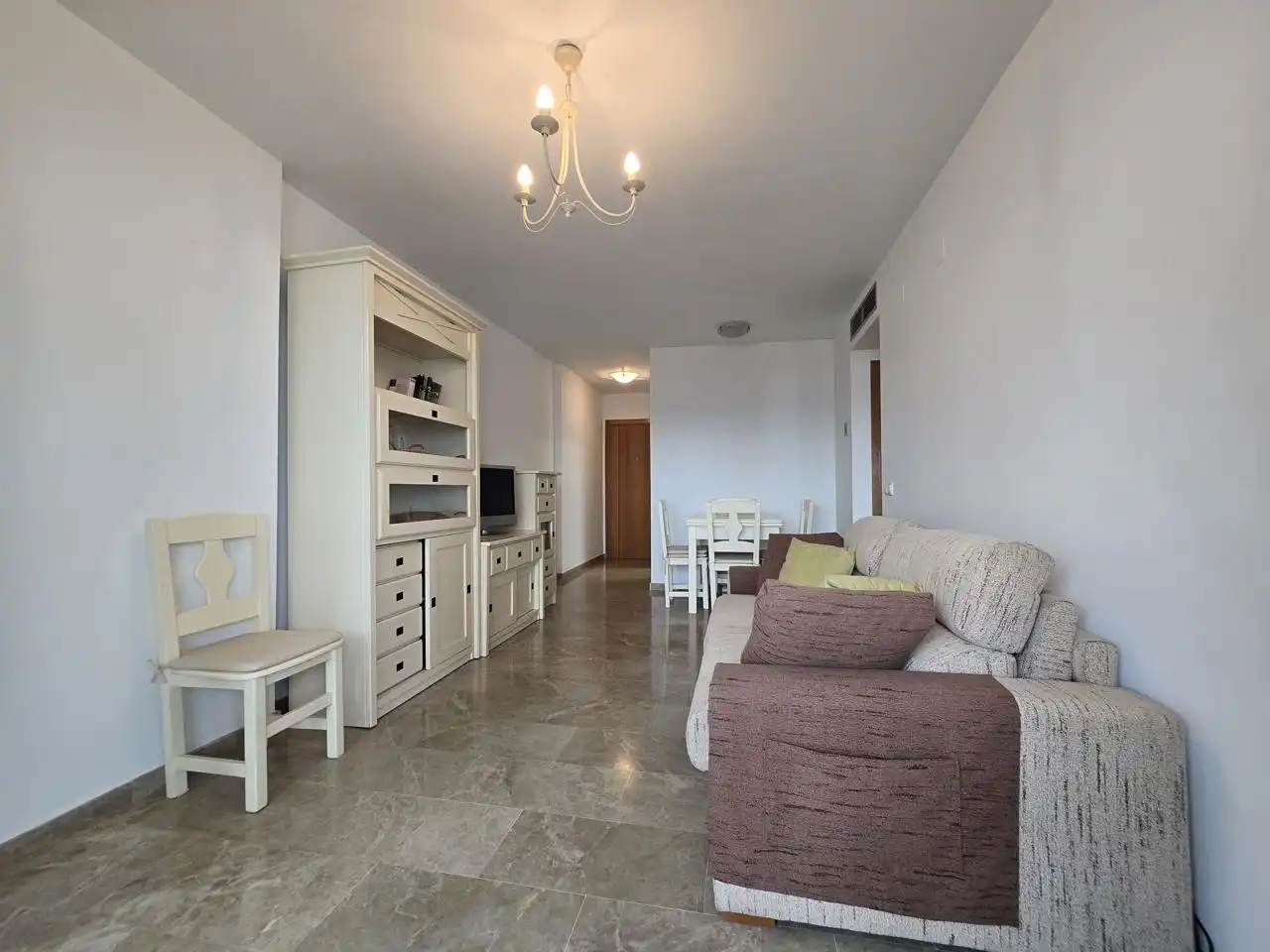 Sala de estar de Piso en venta en Benidorm con Aire acondicionado, Terraza y Piscina