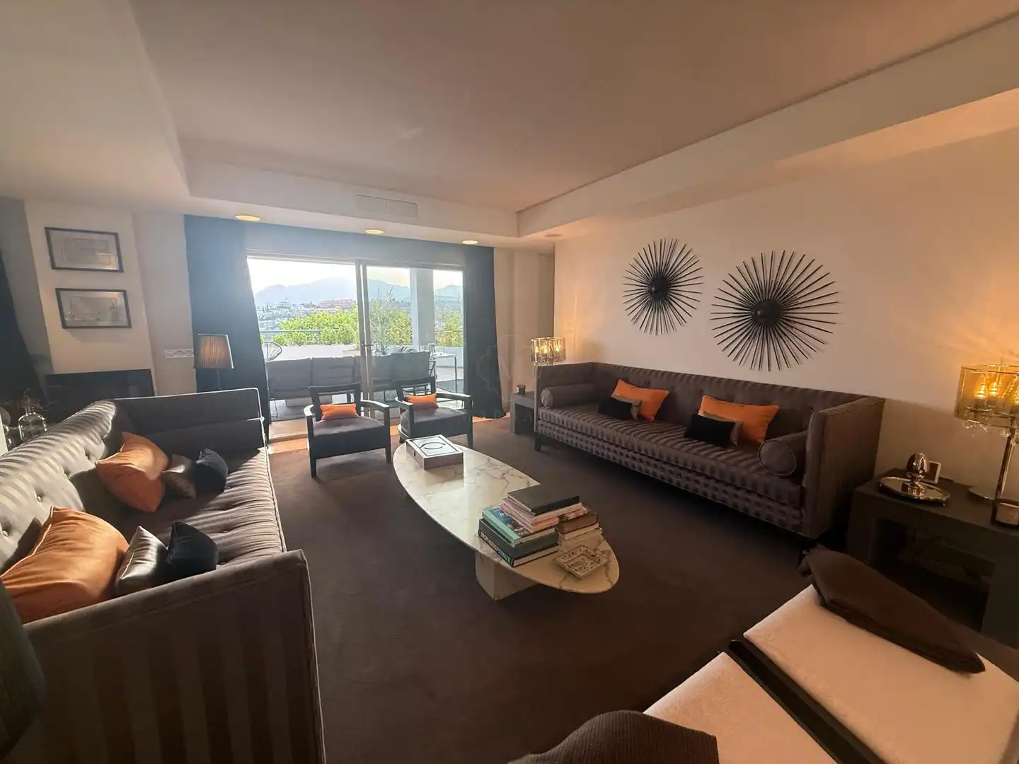Living room of Apartments for rent in Benahavís  with Air Conditioner, Terrace and Swimming Pool