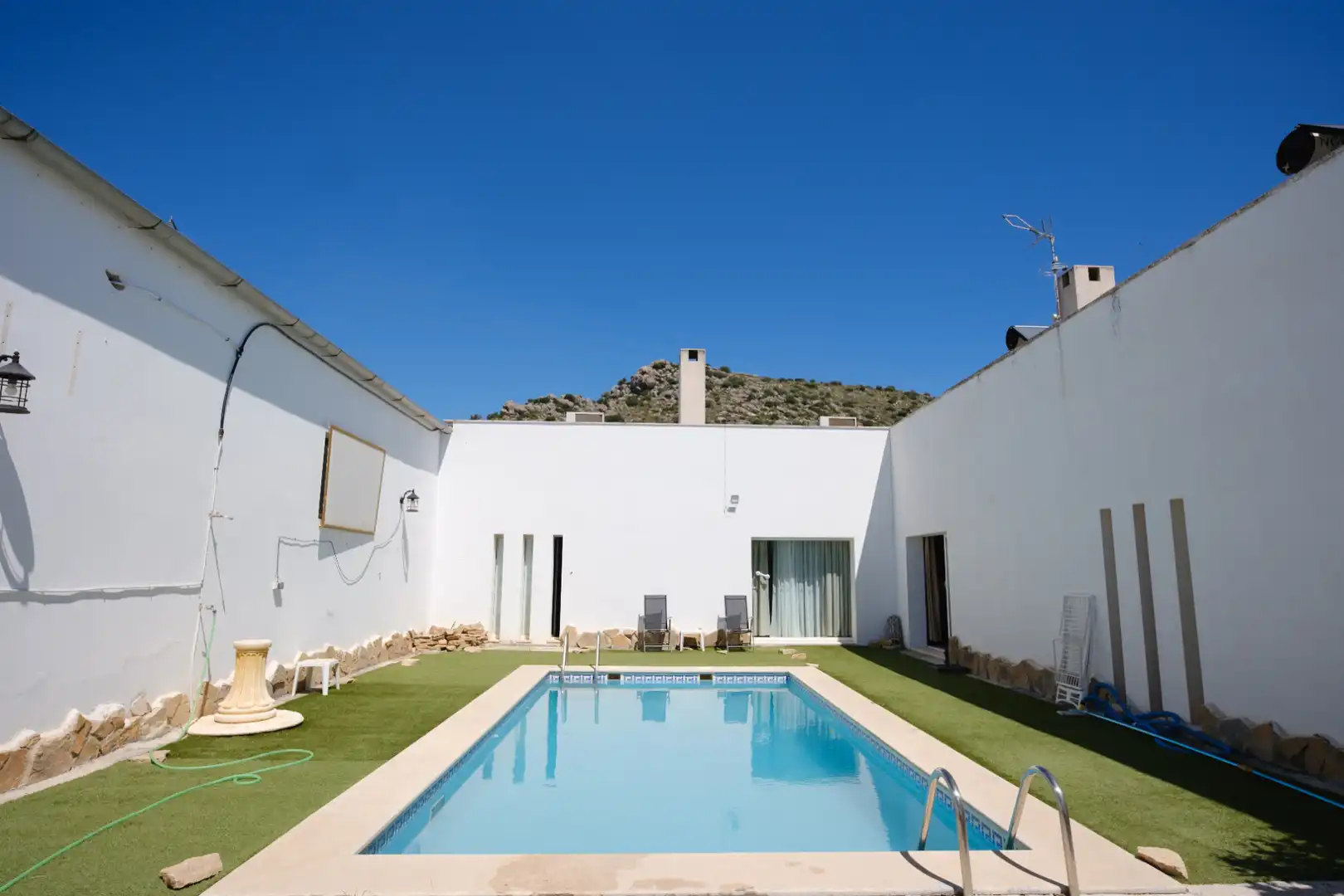 Swimming pool of Country homes for sale in Teba  with Air Conditioner, Private garden and Storage room
