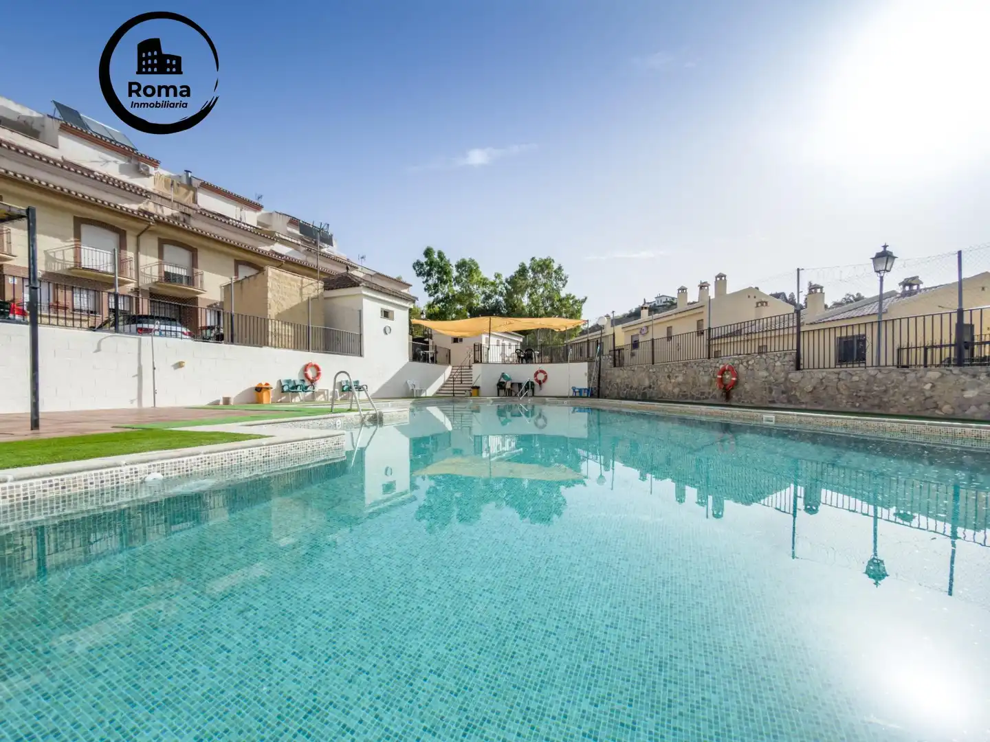 Swimming pool of Detached homes for sale in Cenes de la Vega  with Air Conditioner, Heating and Terrace