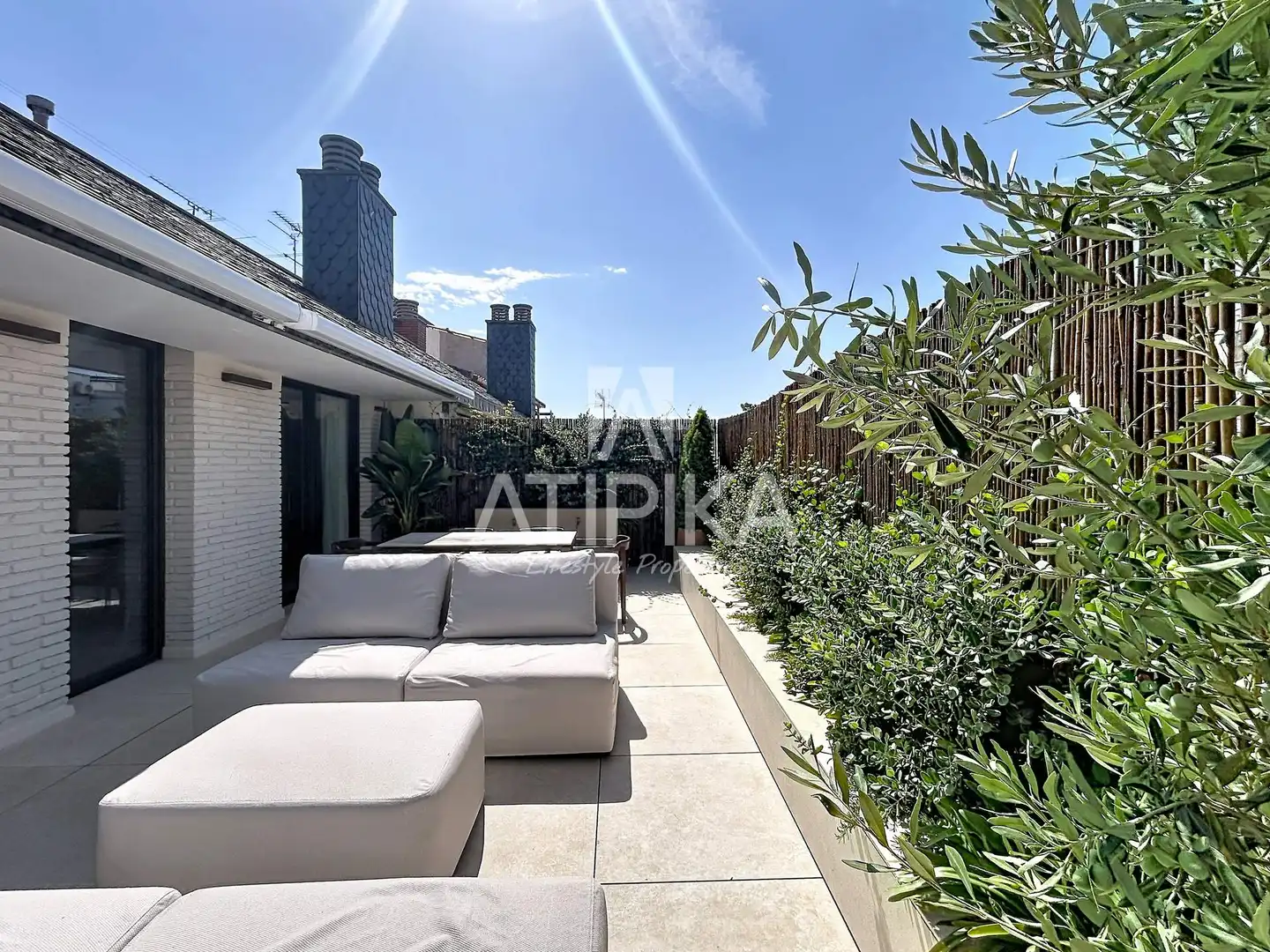 Terrace of Flat for rent in Barcelona  with Air Conditioner, Terrace and Furnished