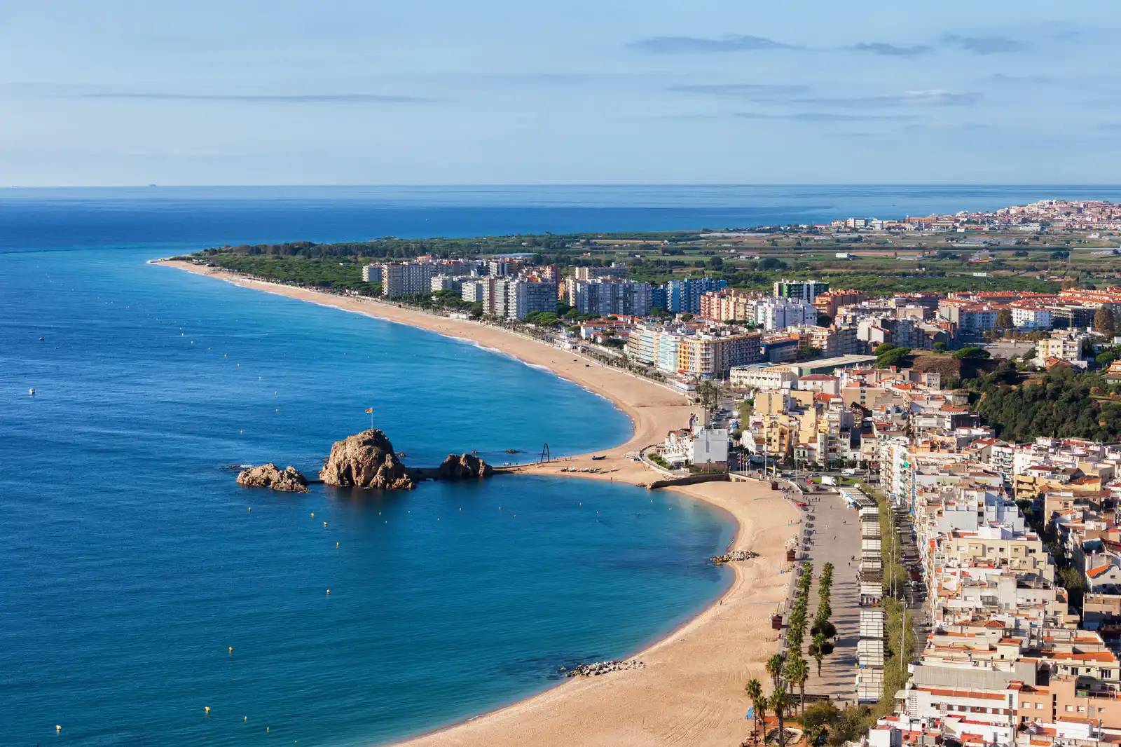 Exterior view of Flat for sale in Blanes  with Heating, Terrace and Furnished