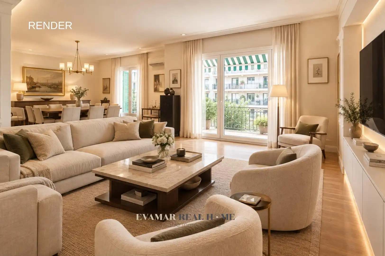 Living room of Flat for sale in  Palma de Mallorca  with Air Conditioner, Heating and Terrace