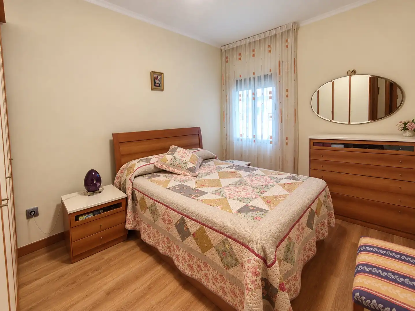 Bedroom of Flat for sale in Esplugues de Llobregat  with Balcony