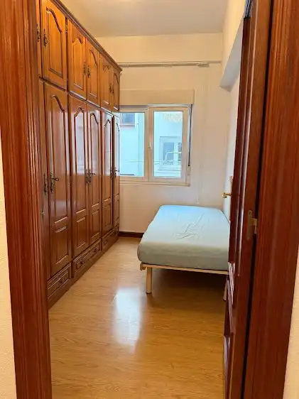 Bedroom of Flat for rent in Gijón   with Heating and Balcony