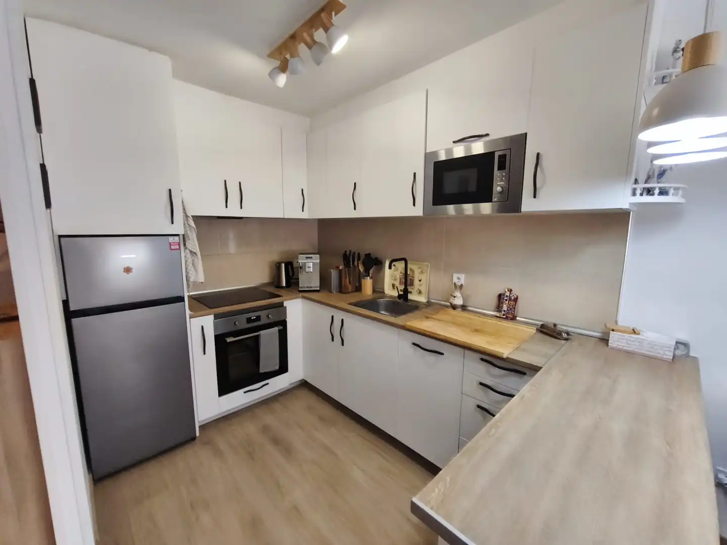 Cocina de Apartamento en venta en Cambrils con Aire acondicionado, Parquet y Terraza