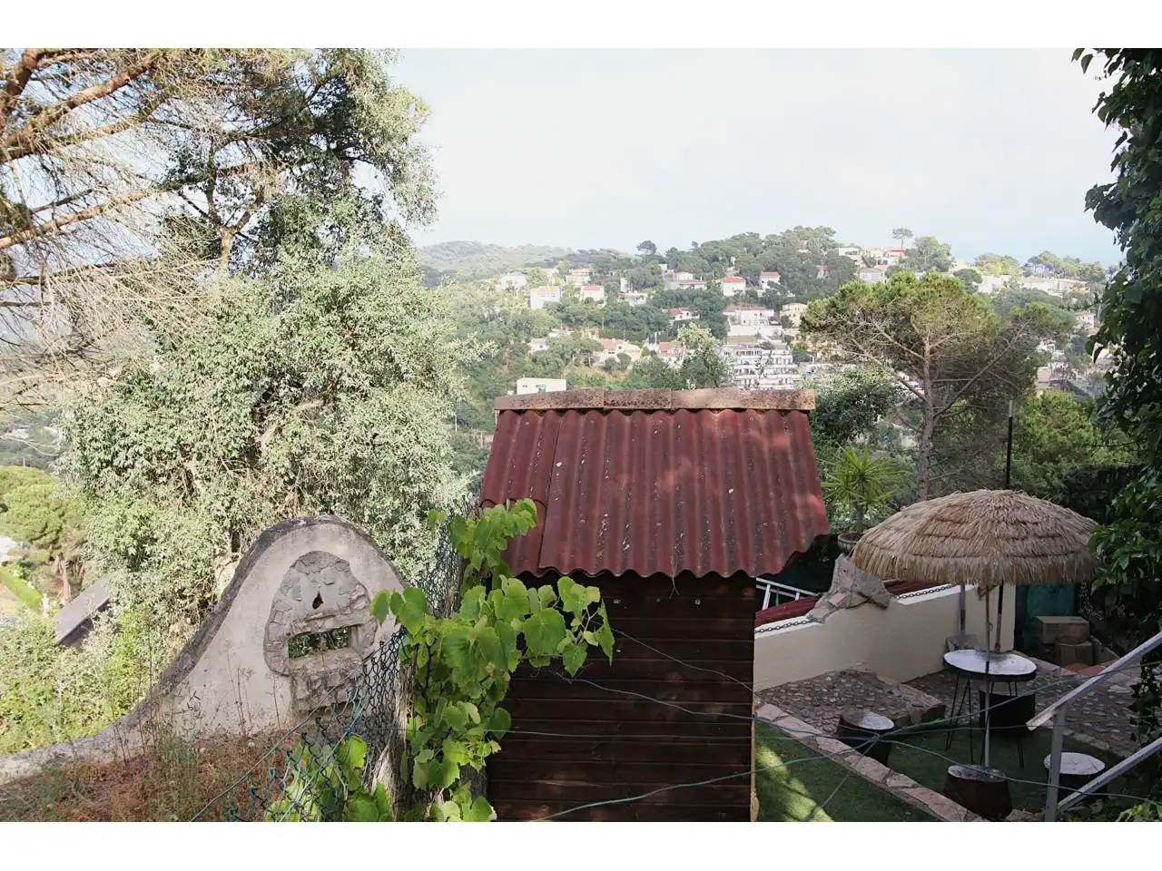 Garden of Houses for sale in Lloret de Mar  with Air Conditioner, Heating and Private garden