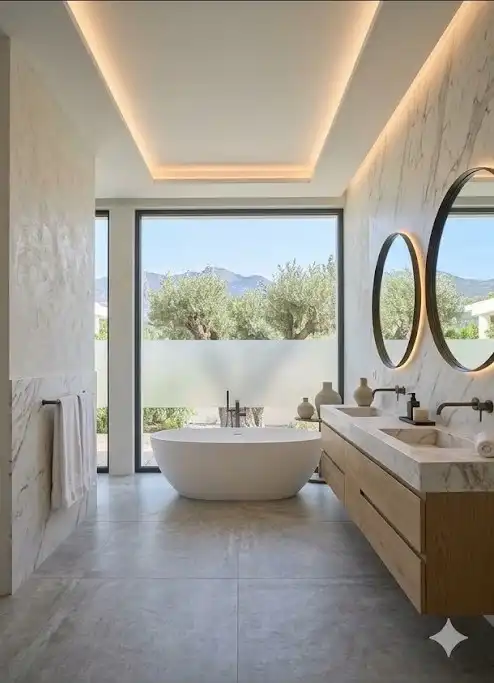 Baño de Casa o chalet en venta en Tormos con Aire acondicionado, Calefacción y Jardín privado