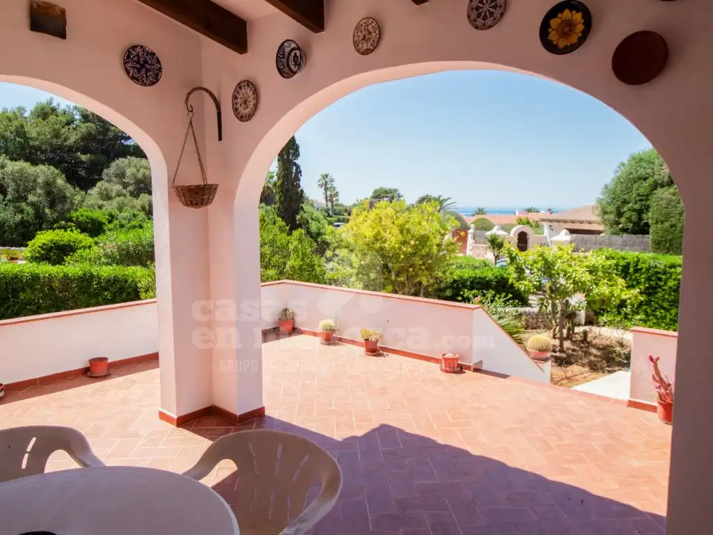 Garden of Houses for sale in Sant Lluís  with Heating, Private garden and Terrace