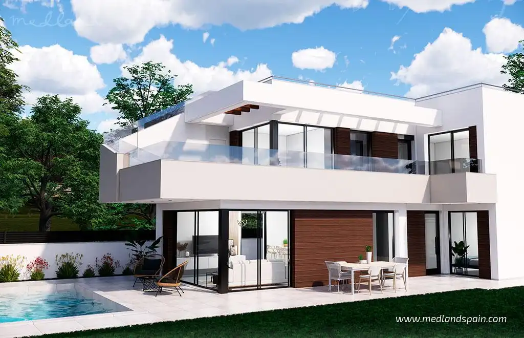 Chalet con piscina en venta en El Pinar de Campoverde, imagen 2