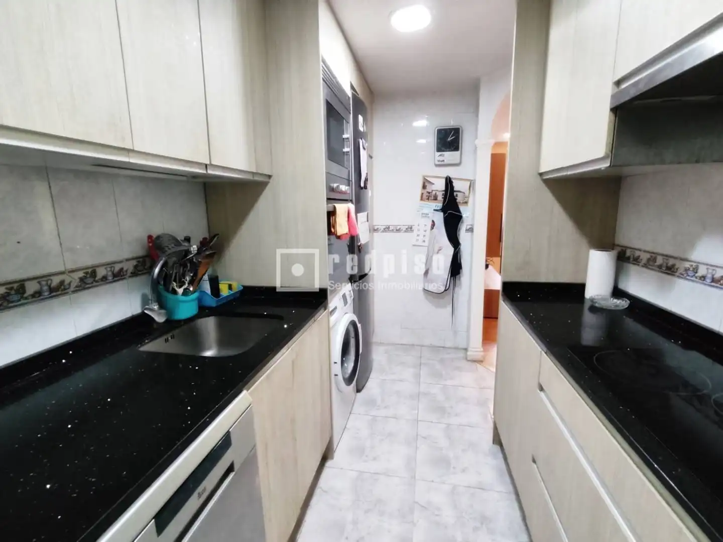 Küche von Wohnung zum Verkauf in Móstoles mit Klimaanlage und Heizung