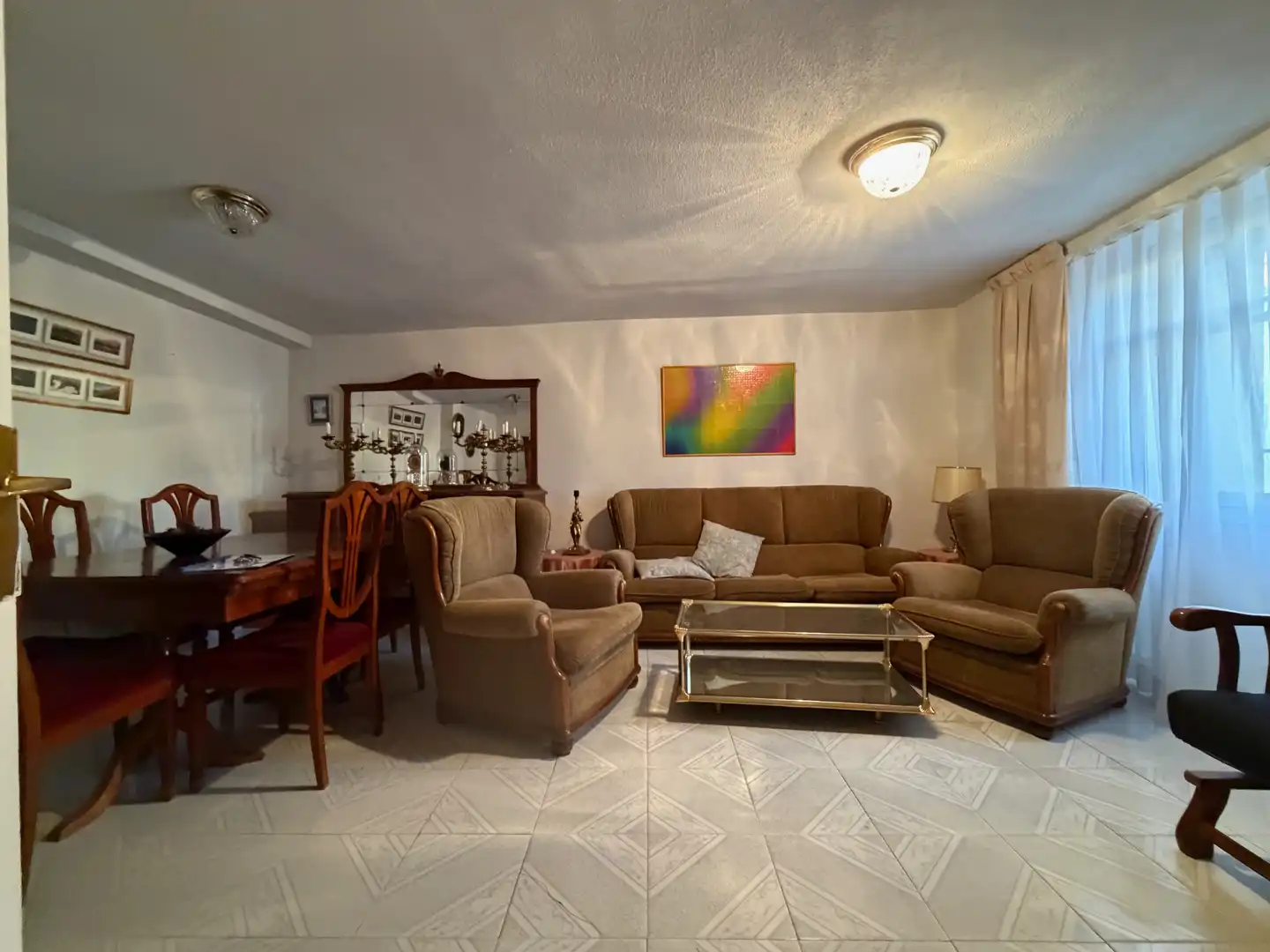 Sala d'estar de Casa o xalet en venda en Bernardos amb Moblat