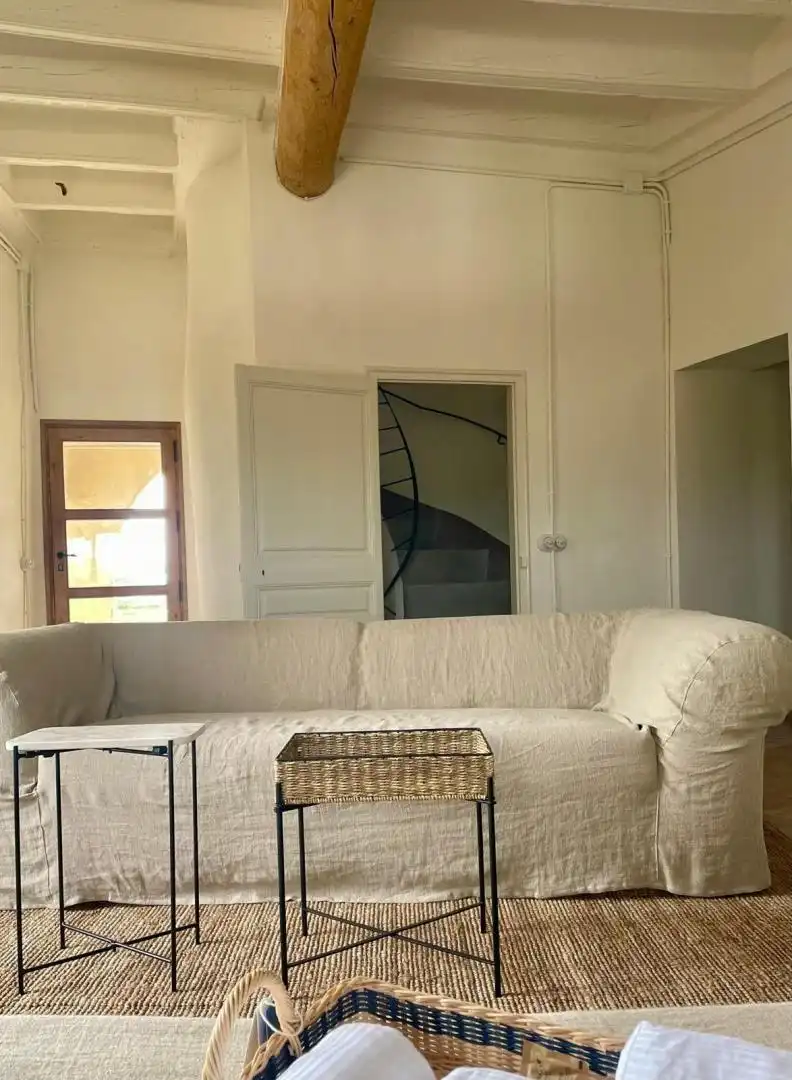 Sala d'estar de Finca rústica en venda en Les Piles amb Aire condicionat, Calefacció i Terrassa