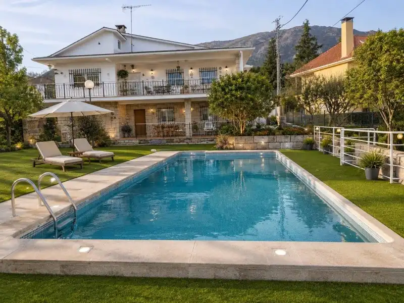 Piscina de Casa o chalet en venta en Valdemanco con Calefacción, Terraza y Piscina