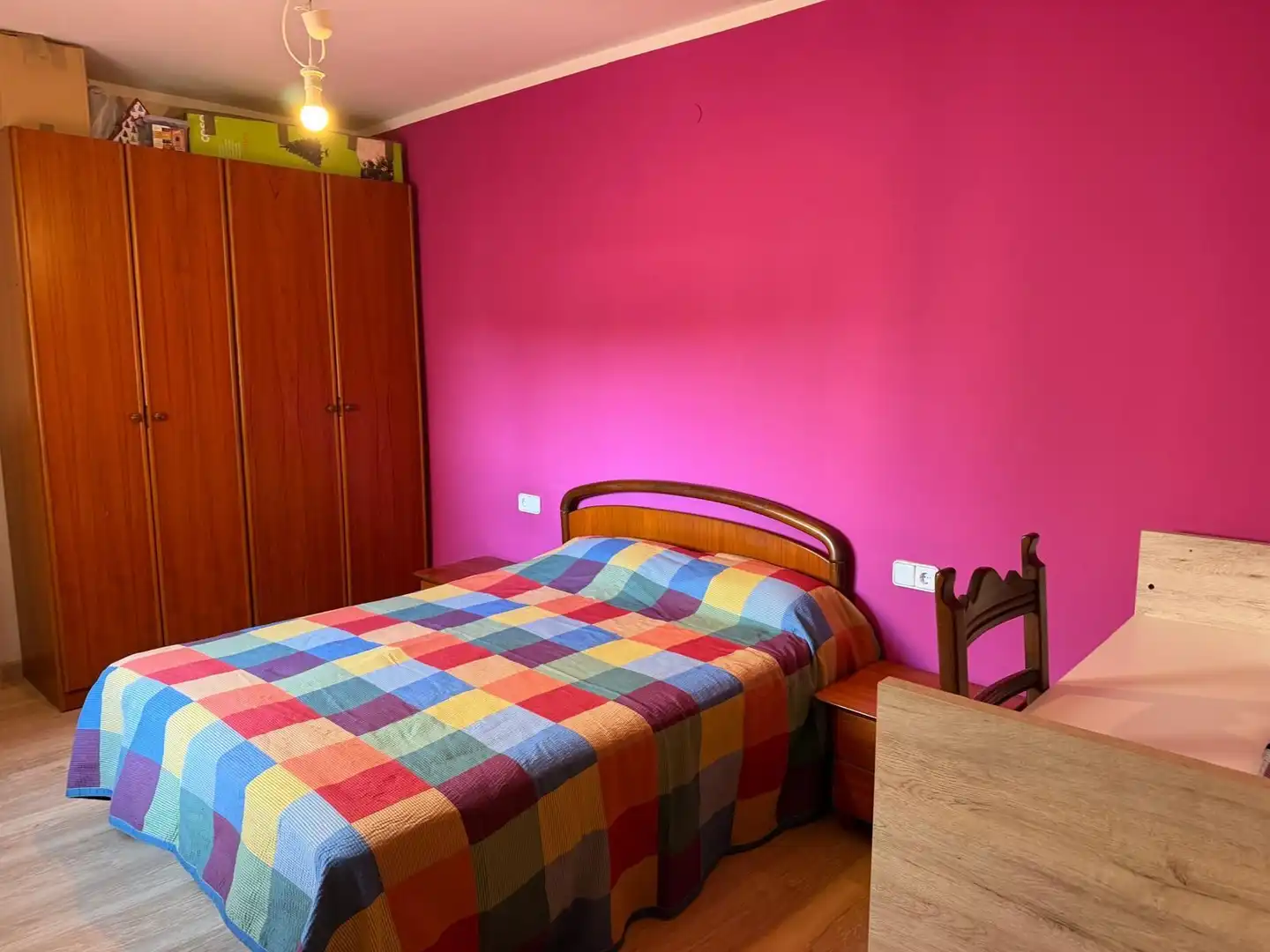 Bedroom of Attic for rent in Lleida  with Air Conditioner, Terrace and Furnished